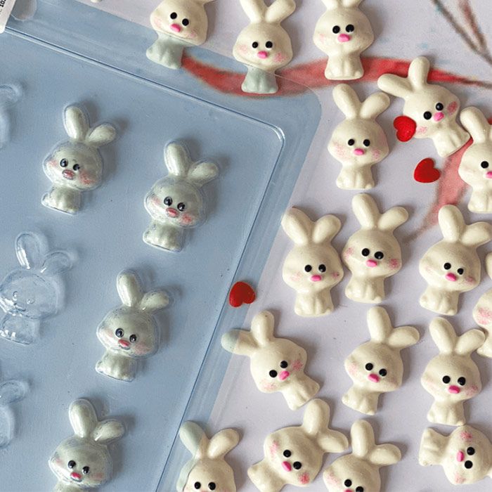 Chocolate Mold Tiny Bunnies 