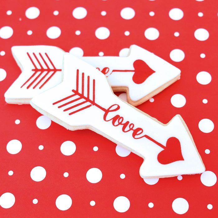 Love Arrow Cookie Mesh Stencil Set