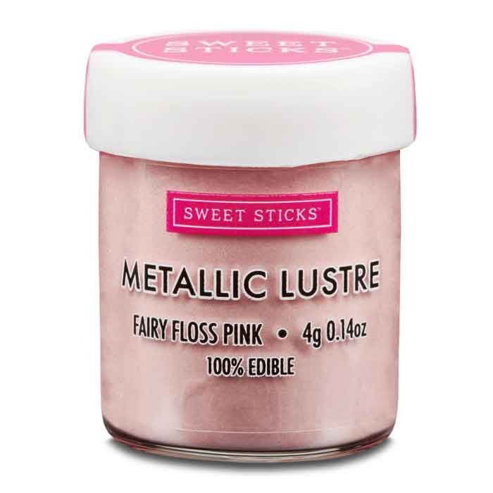 Edible Lustre Fairy Floss Pink