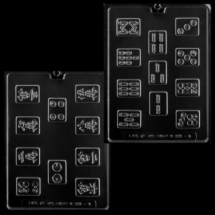 Chocolate Mold Set Mahjong Tiles