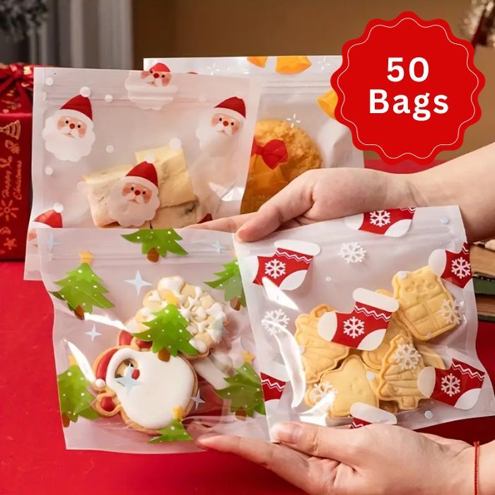 Christmas Zip Top Bags