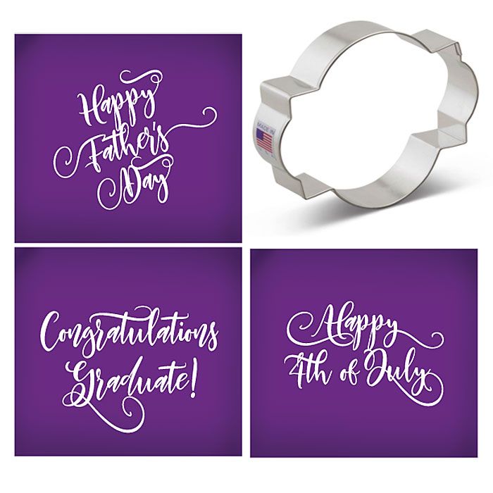 Summer Message Plaque Mesh Stencil Set 