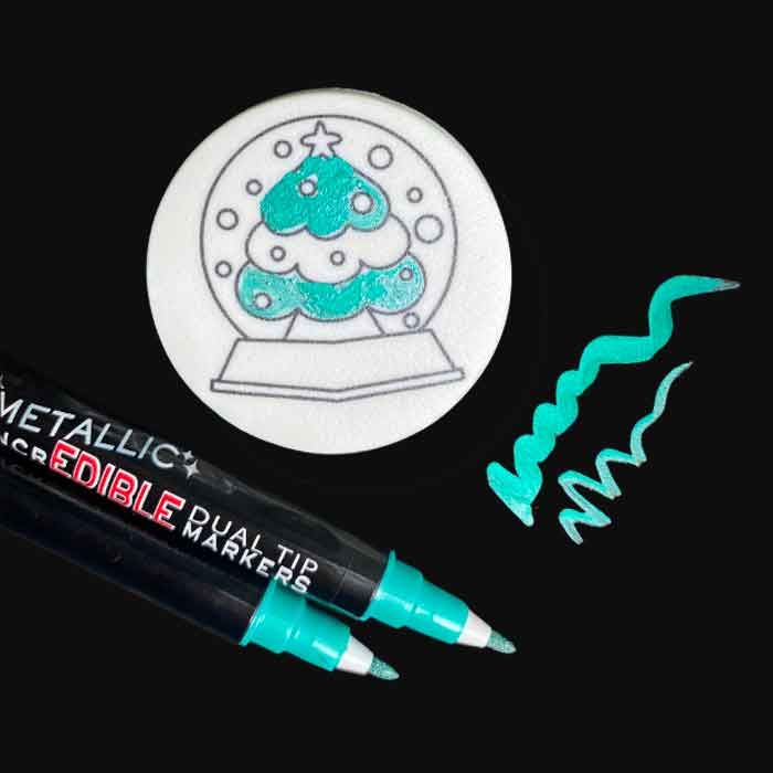 IncrEDIBLE Marker Metallic Turquoise