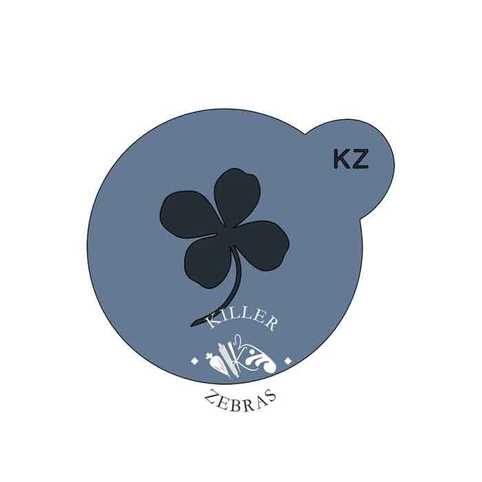 4 Leaf Clover Mini Stencil by Killer Zebras