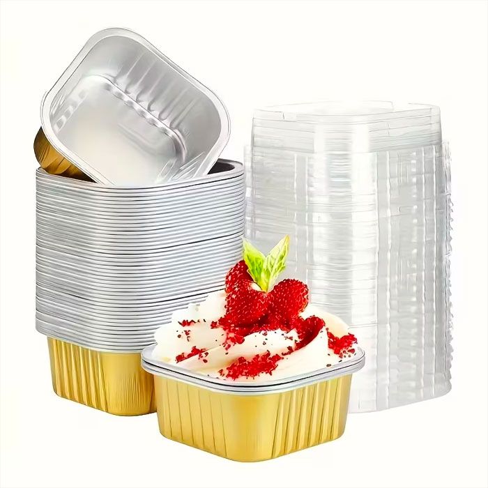 Individual Cake Pans with Lids Set of 10