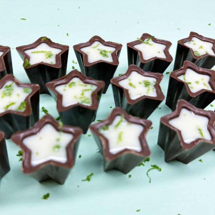 Dessert Cup Mini Star 3 Part Chocolate Mold