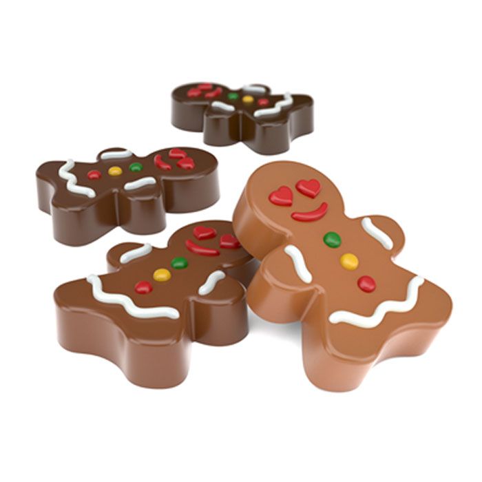 Chocolate Covered Oreo Mold Mini Gingerbread Girl