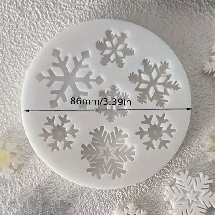 Mini Snowflakes Silicone Mold (SKU 86339)