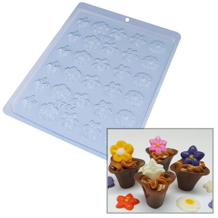 Chocolate Mold Little Flowers