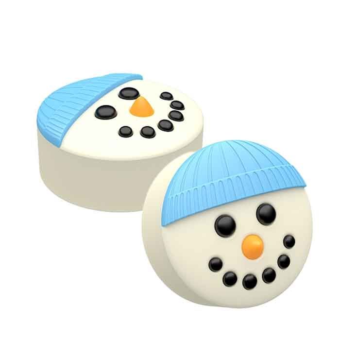 Chocolate Covered Oreo Mold Snowman 