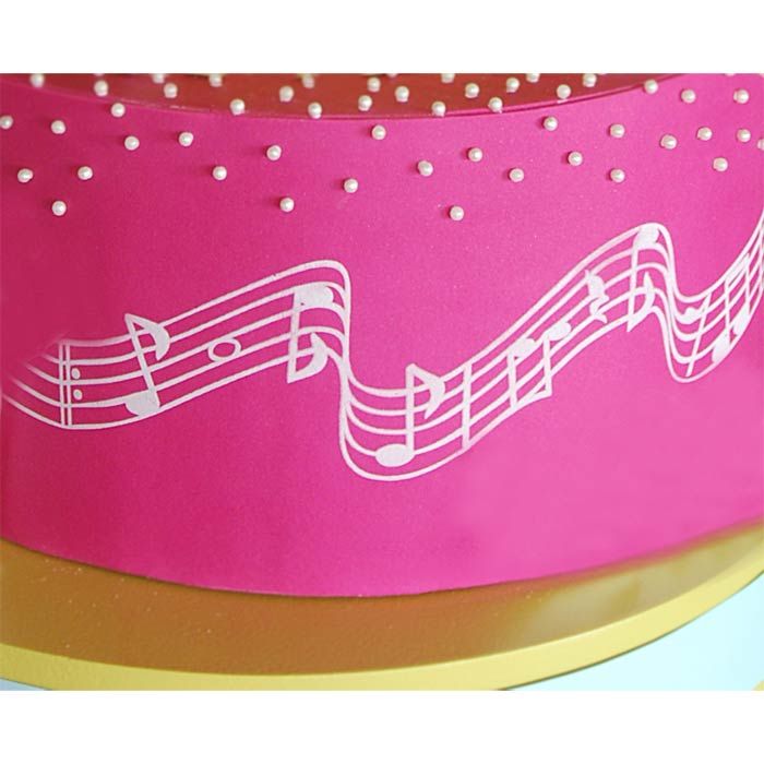 Musical Wave Mesh Stencil