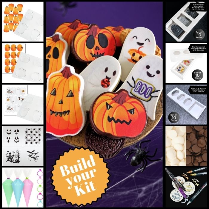 Nutter Butter, Oreo Halloween Pumpkins & Ghosts Kit