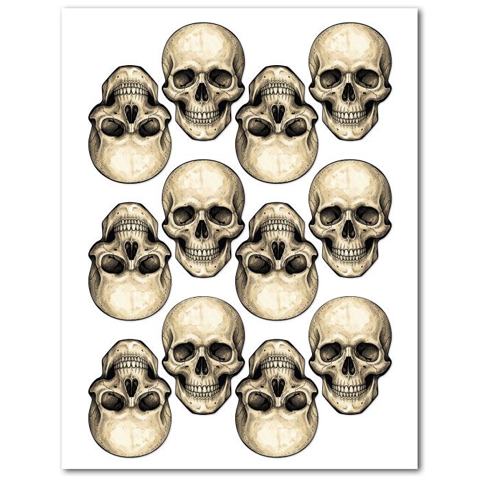 Icing Sheets Skulls Cookie/Nutter Butter