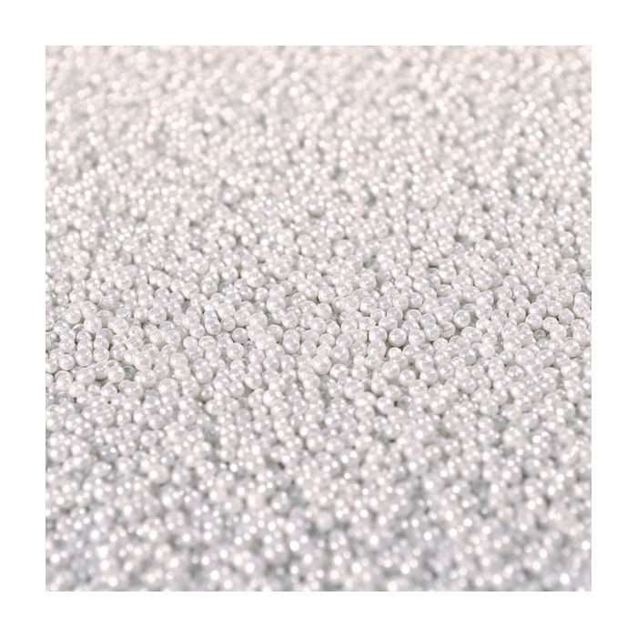 NonPareils Metallic Pearl White