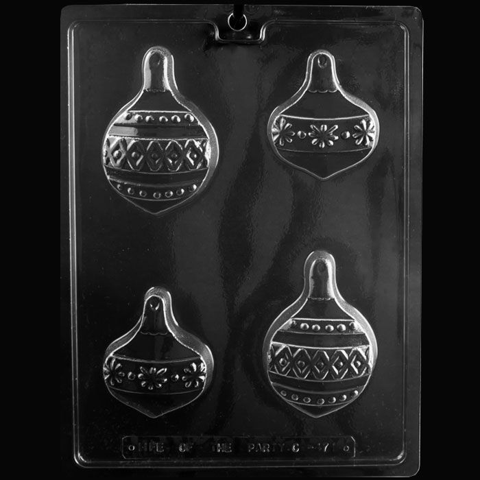 Chocolate Covered Oreo Mold Large Christmas Ornaments