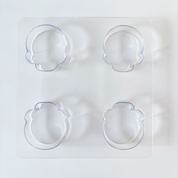 Chocolate Covered Oreo Mold Blank Skull