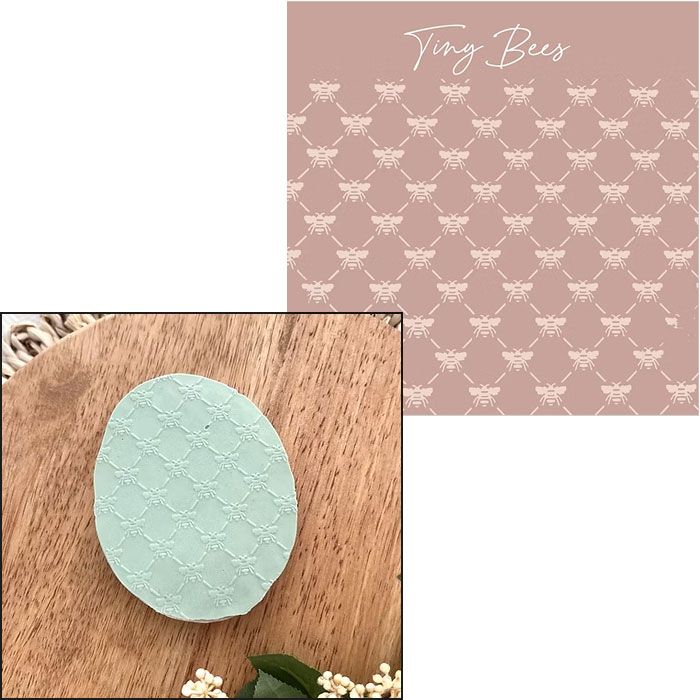 Tiny Bees Embossed Parchment Sheets