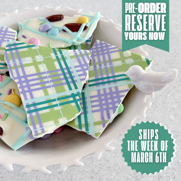 Chocolate Transfer Pastel Plaid