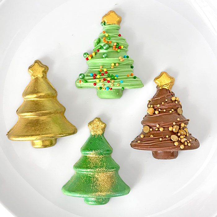 Christmas Tree Large Bon Bon 3 Part Chocolate Mold