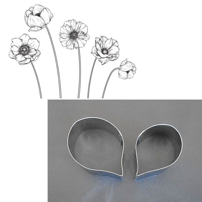 Cutter Set Anemone Petals