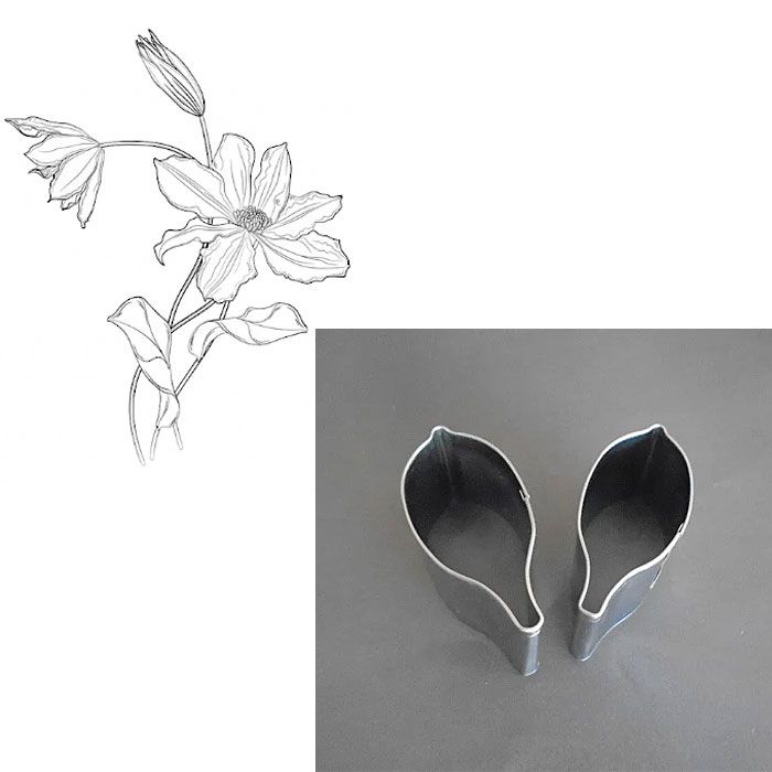 Cutter Set Clematis Petals