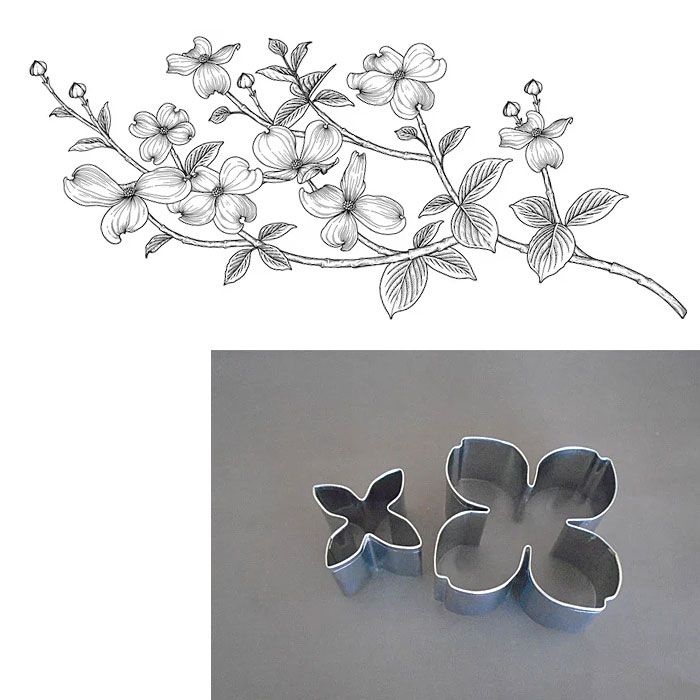 Cutter Set Dogwood Flower