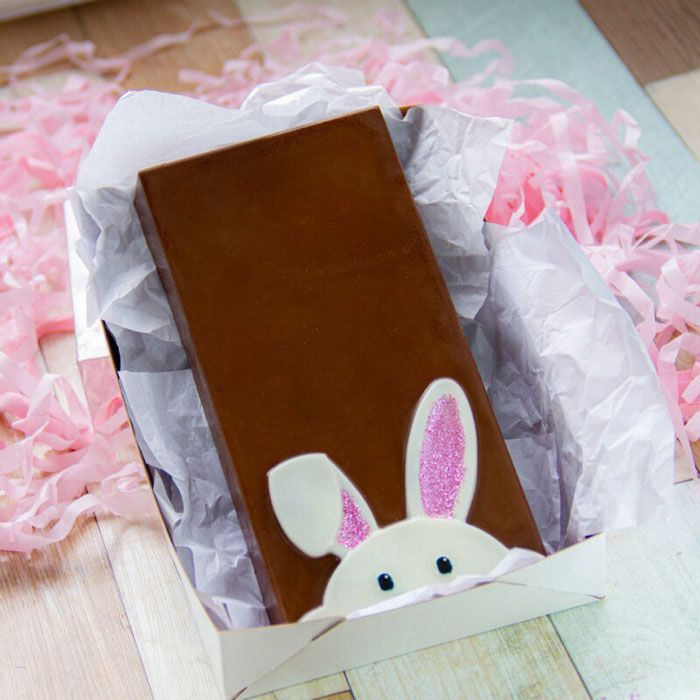 Fillable Bunny Bar 3 Part Chocolate Mold