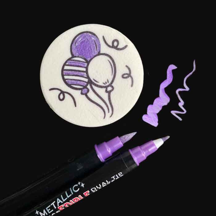 IncrEDIBLE Marker Metallic Purple