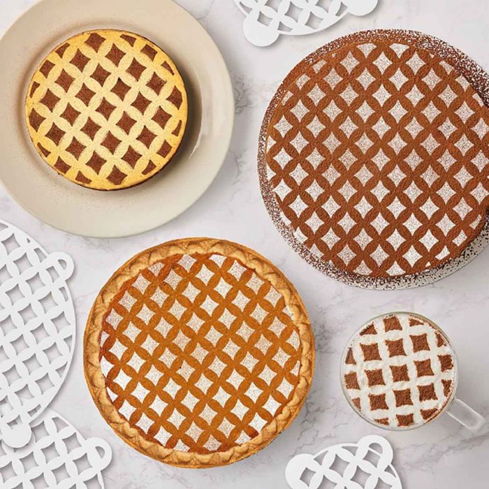 Pie Stencil Set Diamonds