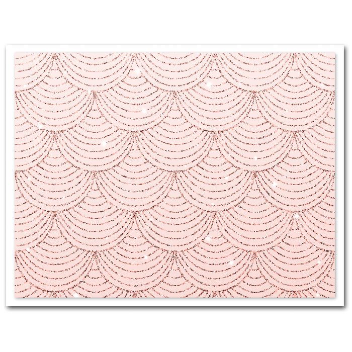 Icing Sheet Art Deco Glitter Pink