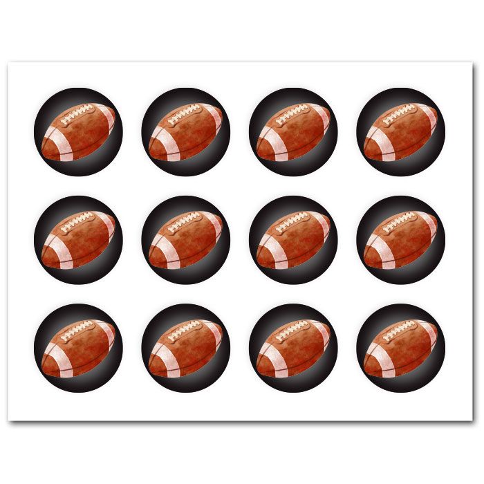 Icing Sheets American Football Cookie