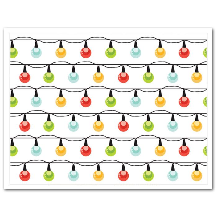 Icing Sheet Christmas Lights