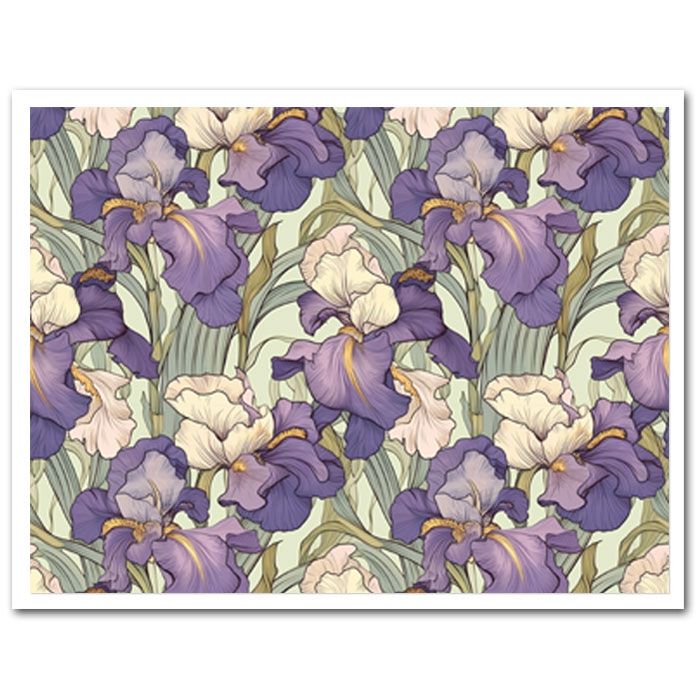 Icing Sheet Irises