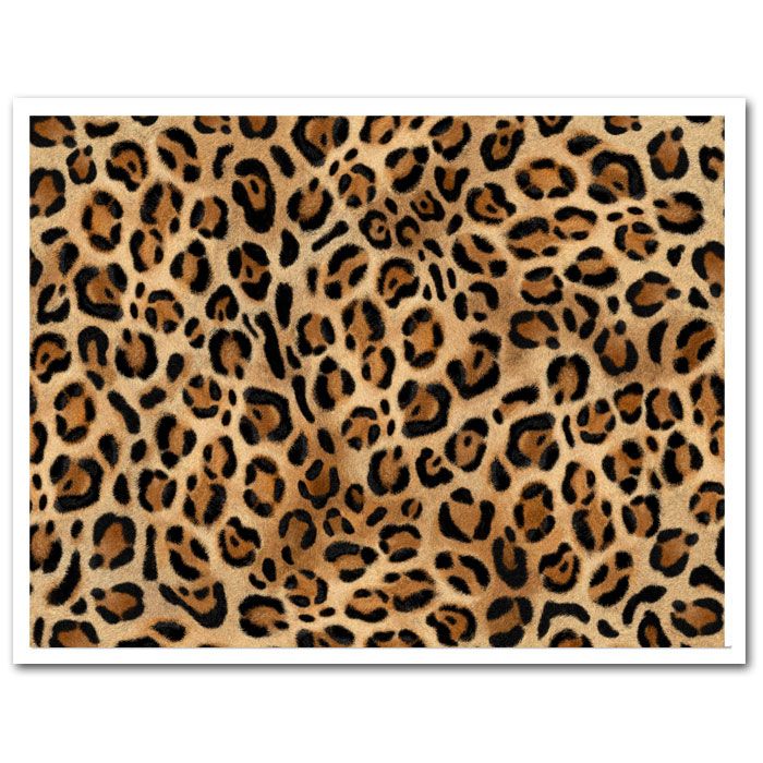 Icing Sheet Leopard Pattern