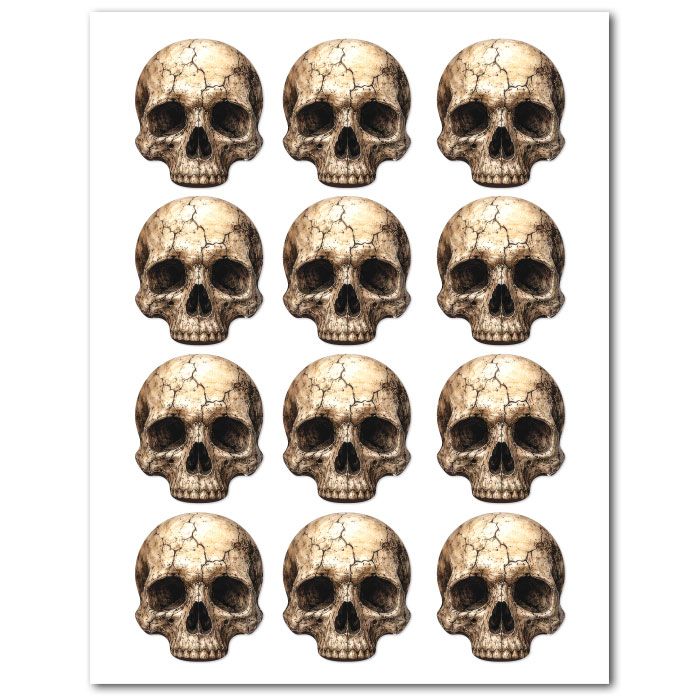 Icing Sheets Oreo Skulls