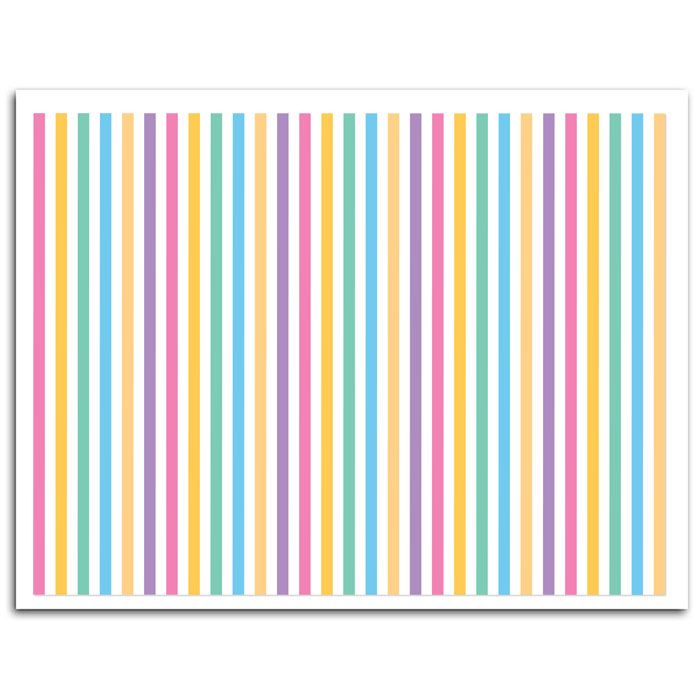 Icing Sheet Pastel Stripes