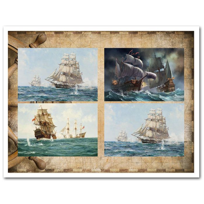 Icing Sheet Sailing Ships