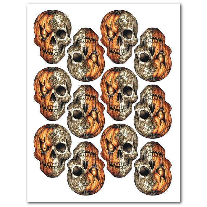 Icing Sheets Skelepumpkin Cookie/Nutter Butter