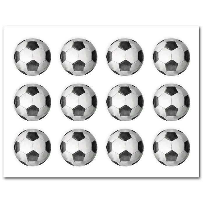 Icing Sheets Soccer Ball Cookie