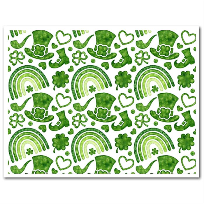 Icing Sheet St. Paddy's Day Watercolor