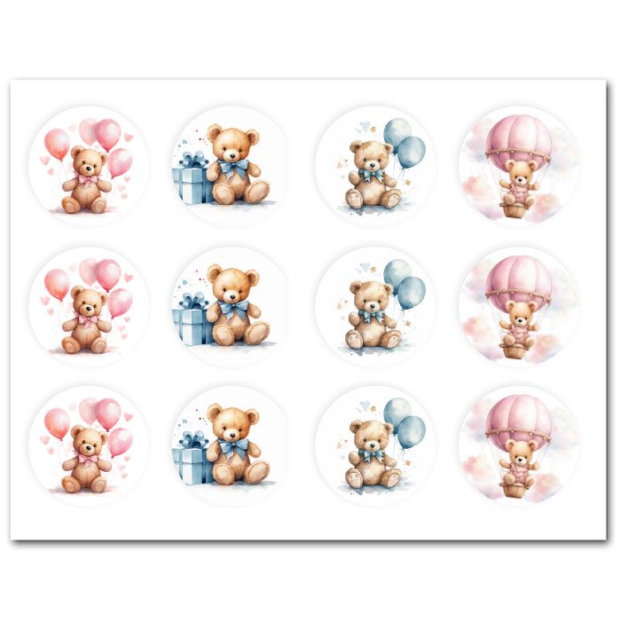 Icing Sheets Teddy Bear Cookie