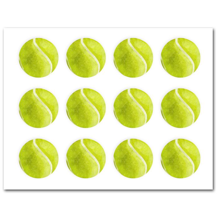 Icing Sheets Tennis Ball Cookie