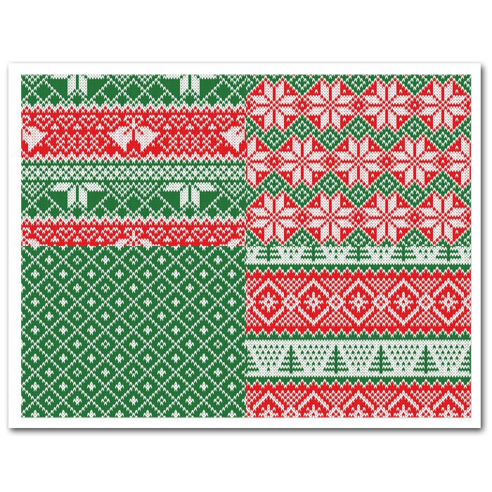 Icing Sheet Ugly Sweater Sampler