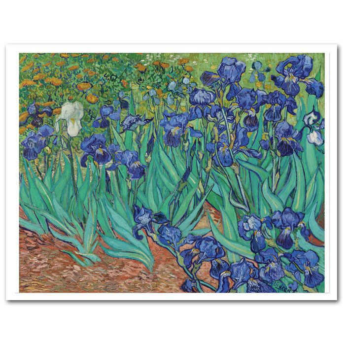 Icing Sheet Van Gogh Irises