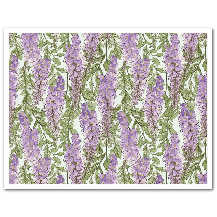 Icing Sheet Wisteria