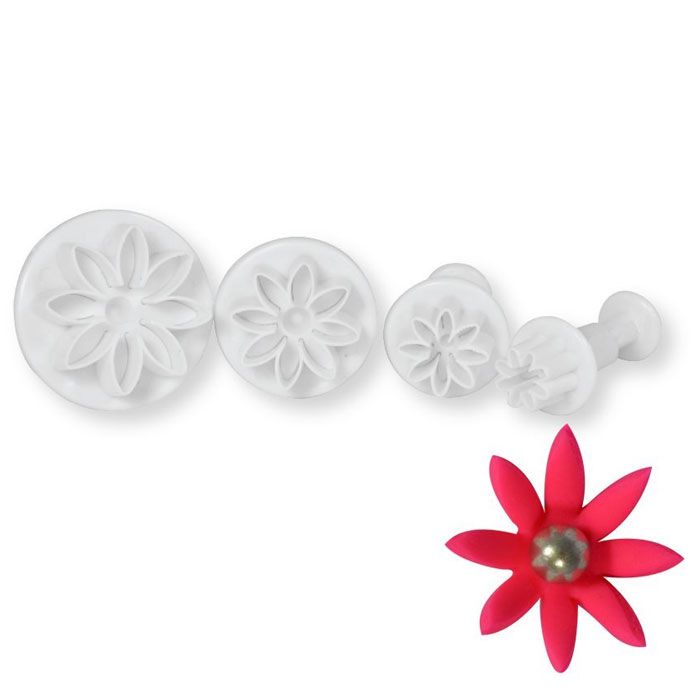 Plunger Cutters Daisies Set of 4