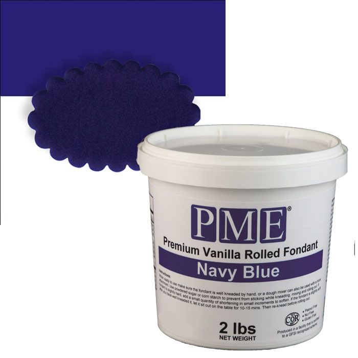 PME Premium Rolled Fondant Navy Blue