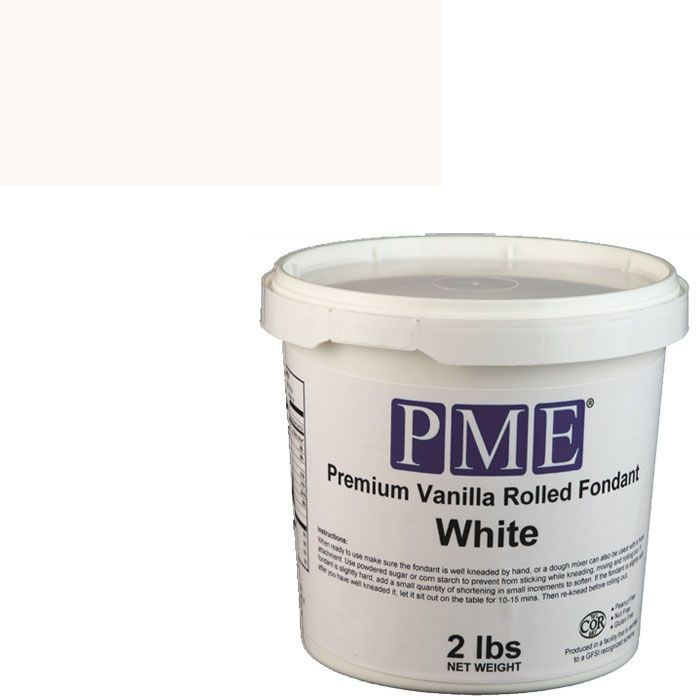 PME Premium Rolled Fondant White - 2lb.