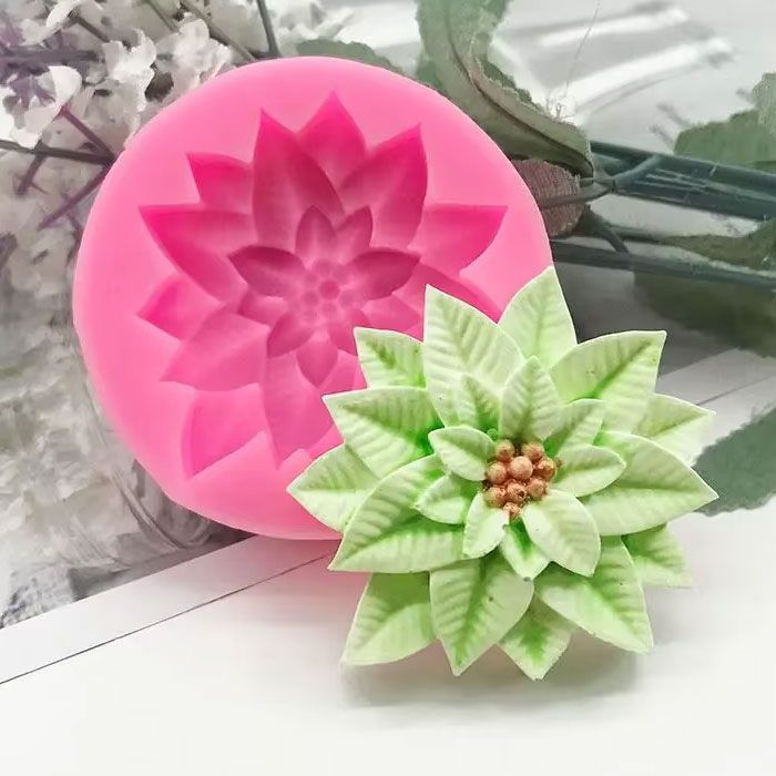 Poinsettia Silicone Mold