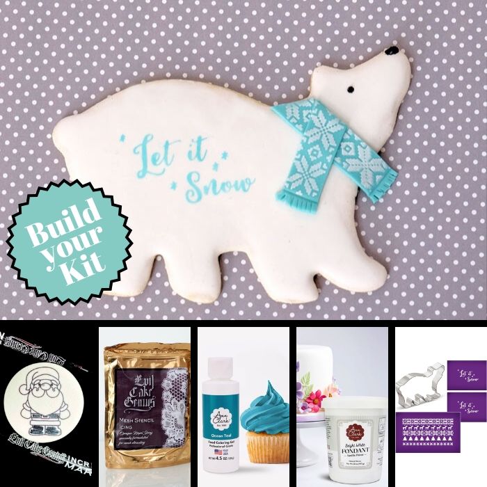 Polar Bear Mesh Stencil Kit
